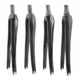 Bike Fork Road Bike Forks 700C*25C Carbon Front Fork Road Bicycle Forks C Brake QR 9*100mm Steerer Tube 28.6mm Straight/Tapered