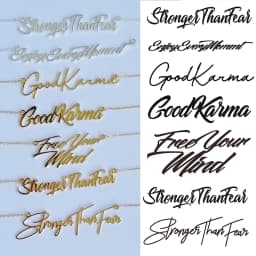 Stainless Steel Custom name Necklace with your handwrting Women Christmas Gifts Personalized Nameplate Chain Jewelry Accessories