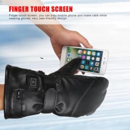 7.4V 2600MAH Smart Electric Heat Gloves Ski Waterproof Lithium Battery Winter SKiing gloves 5 Fingers&Hand Back Heate Gloves