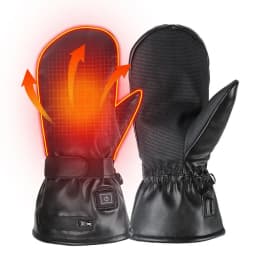 7.4V 2600MAH Smart Electric Heat Gloves Ski Waterproof Lithium Battery Winter SKiing gloves 5 Fingers&Hand Back Heate Gloves