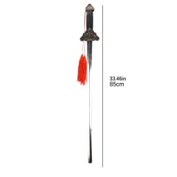 Adjustable 25-86cm Super Sword Swallowing Illusion Close Up Street Magician Real Magic Trick Props