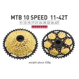 VG Sports 9 10 11 12 Speed MTB Bicycle Freewheel 40/42/46/50/52T Separate Aluminum Alloy Cassette Free Wheel Bracket Sprocket
