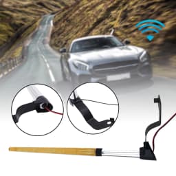 DC 12V Car Antenna Flag Pole LED Light Signal AM FM Aerial Antenna Decoration For Auto Car Decoration Accessories auto Antenna