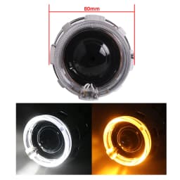 SANVI 2.5inch S8 35W 6000K Car Bi LED Projector Lens Headlight H4H7 9005 9006 LED Projector Car Motorcycle Headlight Accessories