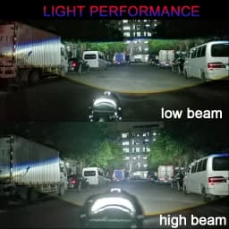 SANVI 2.5inch S8 35W 6000K Car Bi LED Projector Lens Headlight H4H7 9005 9006 LED Projector Car Motorcycle Headlight Accessories