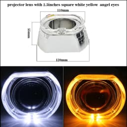 SANVI 2.5inch S8 35W 6000K Car Bi LED Projector Lens Headlight H4H7 9005 9006 LED Projector Car Motorcycle Headlight Accessories
