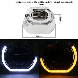 SANVI 2.5inch S8 35W 6000K Car Bi LED Projector Lens Headlight H4H7 9005 9006 LED Projector Car Motorcycle Headlight Accessories