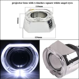 SANVI 2.5inch S8 35W 6000K Car Bi LED Projector Lens Headlight H4H7 9005 9006 LED Projector Car Motorcycle Headlight Accessories