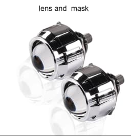 SANVI 2.5inch S8 35W 6000K Car Bi LED Projector Lens Headlight H4H7 9005 9006 LED Projector Car Motorcycle Headlight Accessories