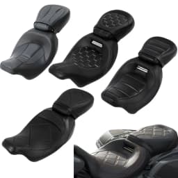 Motorcycle Two-Up Low Profile Seat For Harley Touring Street Glide Electra Glide Road King Classic Special CVO 2009-2022 2018