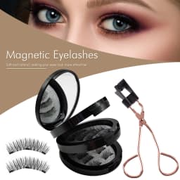 3 Pair Magnetic EyeLashes Natural Hair Mink Lashes 3D Mink Fake Lash Eyelashes Lashes Extension Reusable False Eyelas