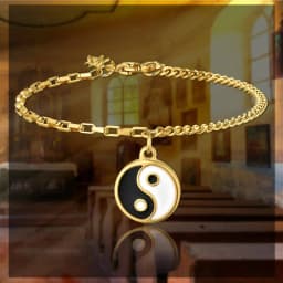 BONISKISS Fashion Yin yang Bracelet For Women Men Silver Color Gossip Stainless Steel Bracelets mujer tobilleras Wholesale