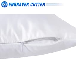 40×40 Bulk White Plain Sublimation Blanks Pillow Case Cushion Cover Fashion Pillowcase for Heat Transfer Press as DIY Gift 10pcs