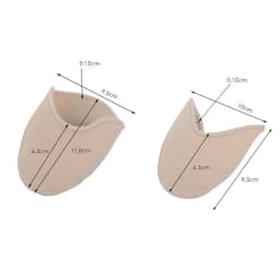 1Pair Toe Protector Silicone Gel Pointe Toe Cap Cover For Toes Soft Pads Protectors For Ballet Shoes Feet Care Tools