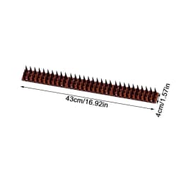 12pcs Fence Wall Spikes Cat Animal Anti-climbing Plastic Anti Theft For Garden Fences Invader Bird Spikes Dog Repeller