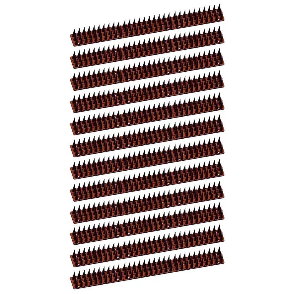 12pcs Fence Wall Spikes Cat Animal Anti-climbing Plastic Anti Theft For Garden Fences Invader Bird Spikes Dog Repeller