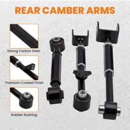 Adjustable Control Camber Arms Toe Kit w/Ball Joints For Acura TSX  2008 2009 2010 2012 2013