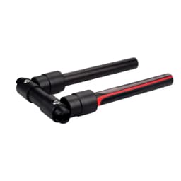 Bike Folding Handlebars Aluminum Alloy Foldable Bike Handle Bars, Quick Release Space-saving Cycling Bicycle Handlebars