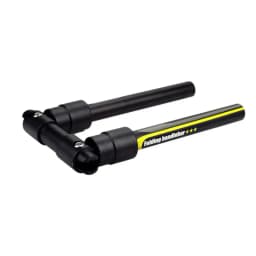 Bike Folding Handlebars Aluminum Alloy Foldable Bike Handle Bars, Quick Release Space-saving Cycling Bicycle Handlebars