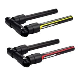 Bike Folding Handlebars Aluminum Alloy Foldable Bike Handle Bars, Quick Release Space-saving Cycling Bicycle Handlebars