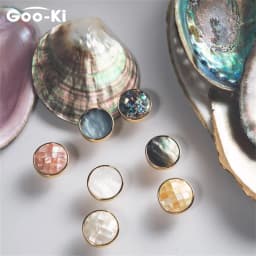 Furniture Handles Elegant Door Knobs for Cabinet Kitchen Cupboard Drawer Pulls Wall Hanging Hooks Natural Sea Shell Hardware