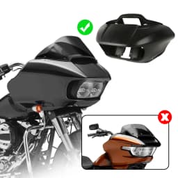 Motorcycle Inner & Outer Fairing For Harley Road Glide FLTRX 2015-2023 2020 Storage Glove Box Air Duct Speaker Cover 2019 2018