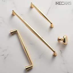 Goo-Ki Modern Polished Gold Appliance Pull Cabinet Knobs Kitchen Door Handles Drawer Cupboard Door Handle for Furniture Hardware