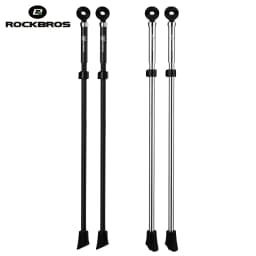ROCKBROS MTB Cycling Bike Bicycle Adjustable Anti-skid Kickstand Carbon Parking Rack Stand Foot Support Bike Bicycle Accessories