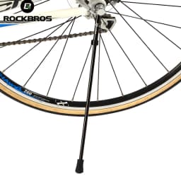 ROCKBROS MTB Cycling Bike Bicycle Adjustable Anti-skid Kickstand Carbon Parking Rack Stand Foot Support Bike Bicycle Accessories