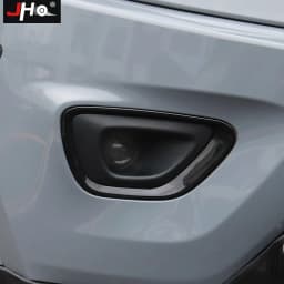 JHO Black Front Fog Light Cover Fog Lamp Frame Trim For Jeep Grand Cherokee 2014-2021 2016 2015 Limited 2017 Car Accessories