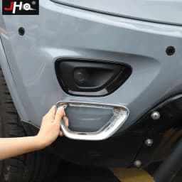 JHO Black Front Fog Light Cover Fog Lamp Frame Trim For Jeep Grand Cherokee 2014-2021 2016 2015 Limited 2017 Car Accessories