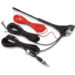 2 In 1 AM/FM DAB 10 DB Car Ceiling Antenna Set 1452-1492 MHz Aerials Amplifier 12V 58 Cm GPS Receiver Antenna Cables Adapters