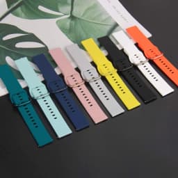 20mm/22mm Silicone band For Amazfit GTS/2/2e/GTS2 Mini/GTR 42mm/47mm/GTR2/2e/stratos 2/3 Sport Watch Bracelet Amazfit bip strap