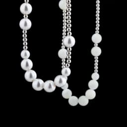 GUCY 8MM Pearl  Necklace Women  Jewelry Fashion Hip Hop Rock Jewelry