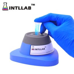 INTLLAB Lab Vortex Mixer, Touch Function Lab Vortexer Test Tubes & Centrifuge Tube, Student Lab Special, Chemical-Resistant
