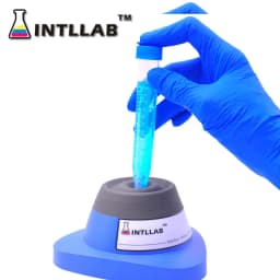INTLLAB Lab Vortex Mixer, Touch Function Lab Vortexer Test Tubes & Centrifuge Tube, Student Lab Special, Chemical-Resistant