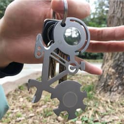 Bicycle Shape Wrench Outdoor Multi-purpose Keychain Bicycle Shape Outdoor Portable Tools Repair Wrench Bike Repair Tool