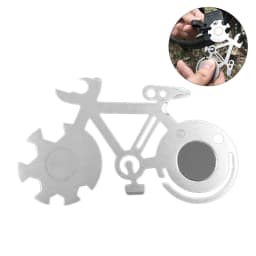Bicycle Shape Wrench Outdoor Multi-purpose Keychain Bicycle Shape Outdoor Portable Tools Repair Wrench Bike Repair Tool