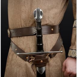 NEW Adult Medieval Retro Shoulder Strap Sword Holder Sheath Scabbard Frog Larp Knight Costume Gear Rapier Ring Belt Holster