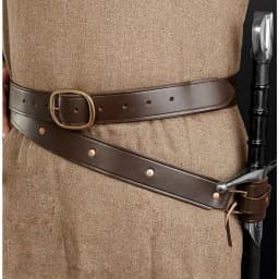 NEW Adult Medieval Retro Shoulder Strap Sword Holder Sheath Scabbard Frog Larp Knight Costume Gear Rapier Ring Belt Holster