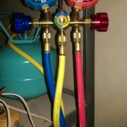 3PCS R134A R410A R22 R12 800 PSI Manifold Gauge Set Refrigeration Charging Hose HVAC Refrigerant Charging Hoses Set With Valve