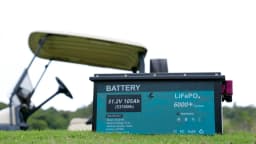 LiFePO4 Battery 48V 105Ah 5.3KW Bluetooth 16S 100A BMS 51.2V 105Ah 5KW 6000+Cycles LED Display Grade A Cells- Fast delivery