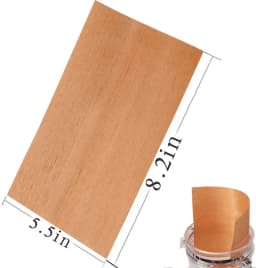 XIFEI 10pcs/Lot Spanish Cedar Paper Veneer For Cigar Humidor Box Case Natural Cedar Wood Chips Cigar Accessories