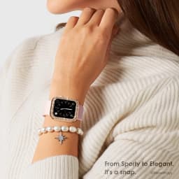 Diamond Case For Apple watch 7 41mm 45mm 44mm 40mm 42mm 38mm Accessories Bling Bumper Protector Cover iWatch series 8 3 4 5 6 se