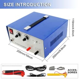 NIUPIKA 100A Spot Welding Machine Jewelry Handheld Small Laser Welder High Power Coil Bracelet Interface Soldering Tool