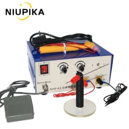 NIUPIKA 100A Spot Welding Machine Jewelry Handheld Small Laser Welder High Power Coil Bracelet Interface Soldering Tool