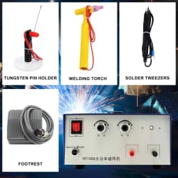 NIUPIKA 100A Spot Welding Machine Jewelry Handheld Small Laser Welder High Power Coil Bracelet Interface Soldering Tool