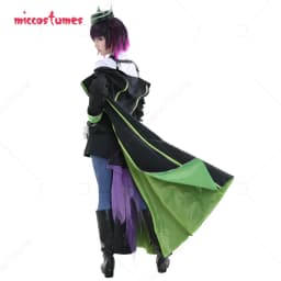 Miccostumes Wome's Draconia Cosplay Costume Coat Outfit for Women Halloween Cosplay Costume Fullset