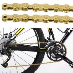 Bike Chain Electroplated Anti-rust Variable Speed Links Chain 116 Links Hollow Bicycle Chain 6/7/8/9/10/11 Speed For Bike Part