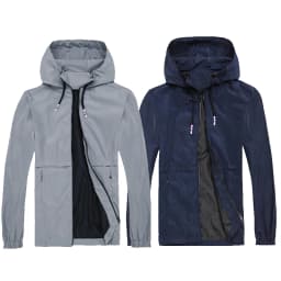 New Men Clothing Men Quick-drying Thin New Softshell Jacket Men Jacket Zip Up Hoodie Coat Men Fashion Windbreaker Jacket